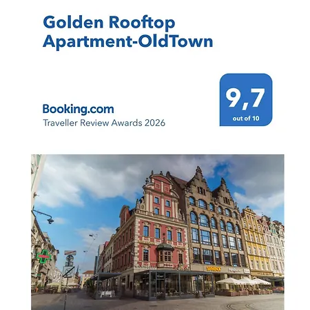 Daire Golden Rooftop Apartment-oldtown Wroclaw